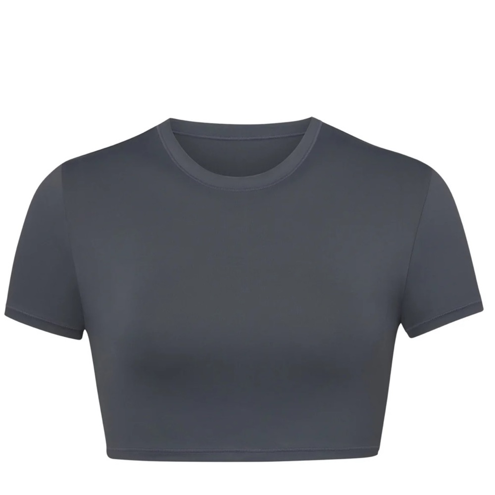 Skims Swim T-Shirt in gunmetal size small new with tags